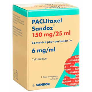 Паклитаксел Сандоз инфузионный концентрат 150 мг / 25 мл флакон 25 мл
