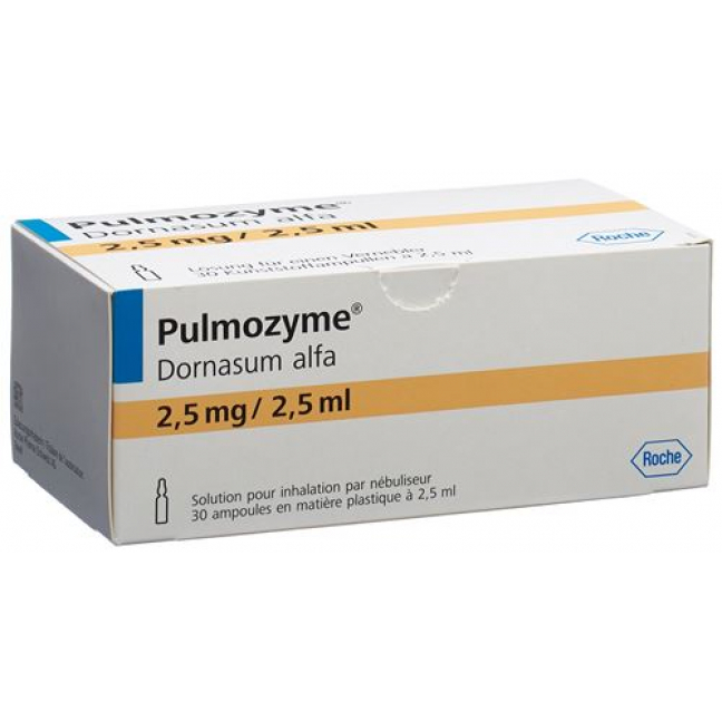 Пульмозин 2.5 мг 30 ампул по 2.5 мл ингаляционный раствор