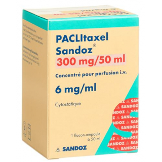 Паклитаксел Сандоз инфузионный концентрат 300 мг / 50 мл флакон 50 мл