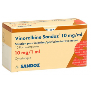 Винорелбин Сандоз раствор для инъекций 10 мг/мл 10 флаконов по 1 мл