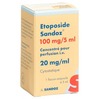 Этопозид Сандоз инфузионный концентрат 100 мг / 5 мл флакон 5 мл
