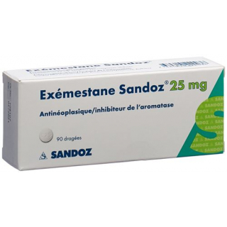 Экземестан Сандоз 25 мг 90 таблеток покрытых оболочкой