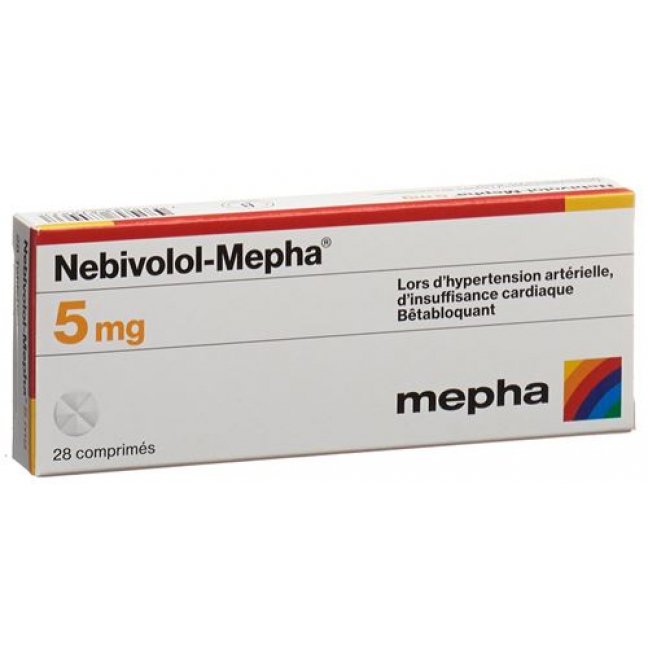 Небиволол Мефа 5 мг 28 таблеток