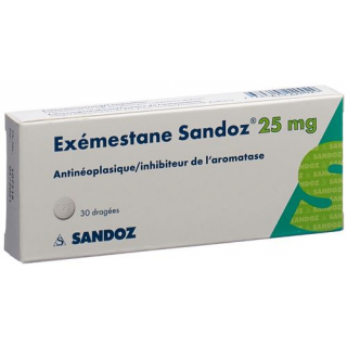 Экземестан Сандоз 25 мг 30 таблеток покрытых оболочкой