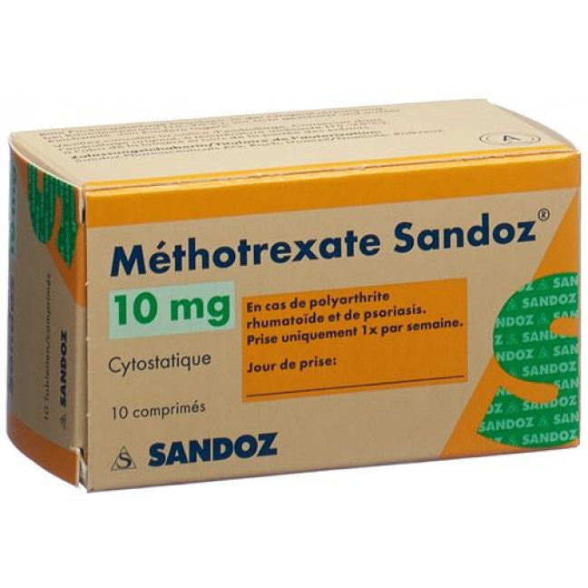 Метотрексат Сандоз 10 мг 10 таблеток
