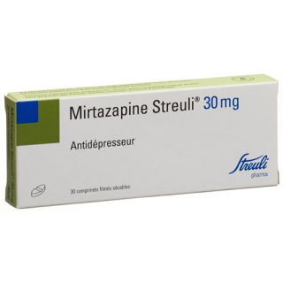 Миртазапин Штройли 30 мг 30 таблеток покрытых оболочкой 