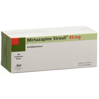 Миртазапин Штройли 45 мг 100 таблеток покрытых оболочкой 