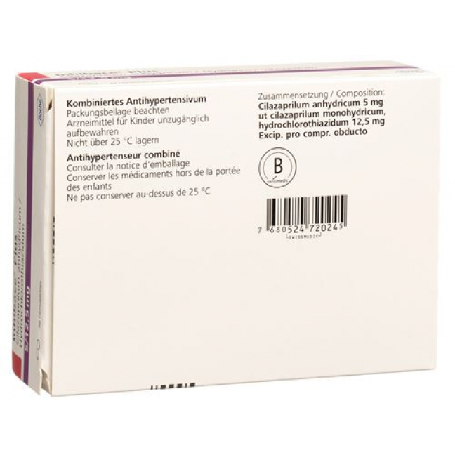 Inhibace Plus 5 mg 98 filmtablets