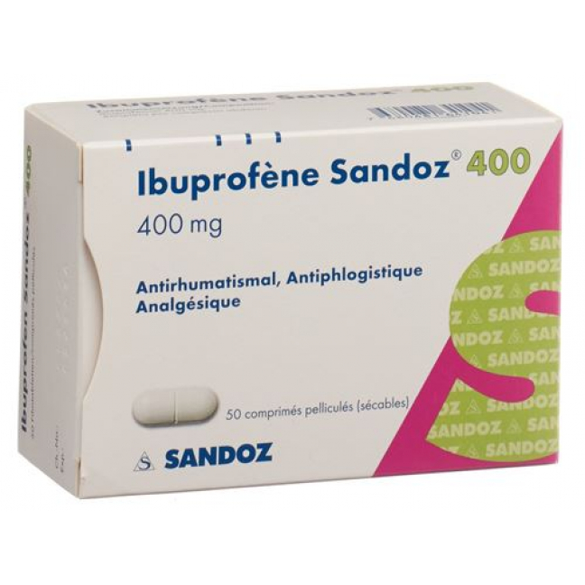 Ибупрофен Сандоз 400 мг 100 таблеток покрытых оболочкой 