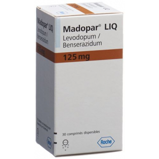 Мадопар ЛИК 125 мг 30 таблеток для приготовления пероральной суспензии
