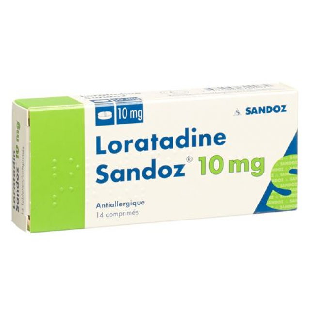 Лоратадин Сандоз 10 мг 14 таблеток 