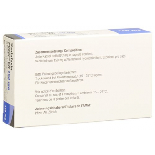 Венлафаксин Пфайзер ER 150 мг 28 ретард капсул