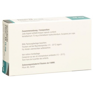 Венлафаксин Пфайзер ER 75 мг 28 ретард капсул