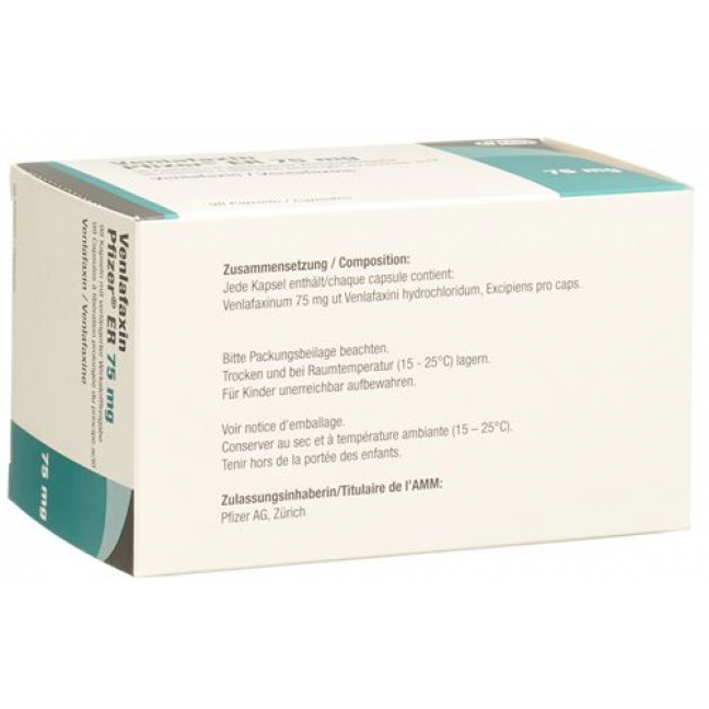 Венлафаксин Пфайзер ER 75 мг 98 ретард капсул