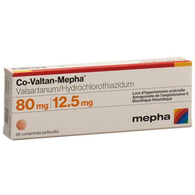 Ко-Валтан Мефа 80/12,5 мг 28 таблеток покрытых оболочкой 