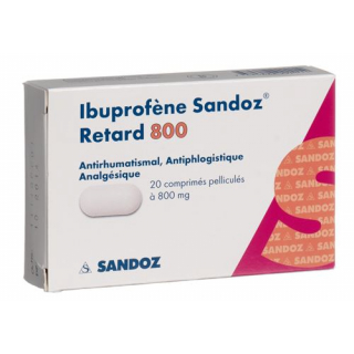 Ибупрофен Сандоз Ретард 800 мг 20 таблеток покрытых оболочкой