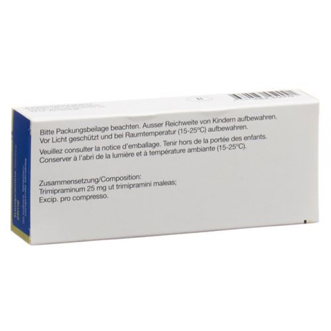 Тримипрамин Зентива 25 мг 50 таблеток