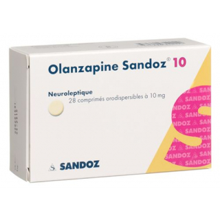 Оланзапин Сандоз 10 мг 28 ородиспергируемых таблеток