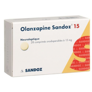 Оланзапин Сандоз 15 мг 28 ородиспергируемых таблеток