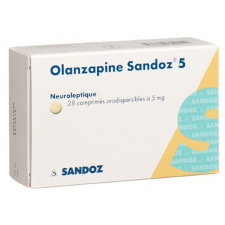 Оланзапин Сандоз 5 мг 28 ородиспергируемых таблеток