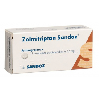 Золмитриптан Сандоз 2,5 мг 12 ородиспергируемых таблеток