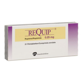 Рекуип 0,25 мг 21 таблетка покрытая оболочкой