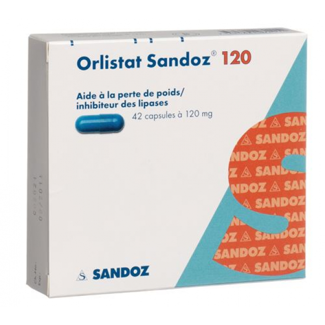 Орлистат Сандоз 120 мг 42 капсулы