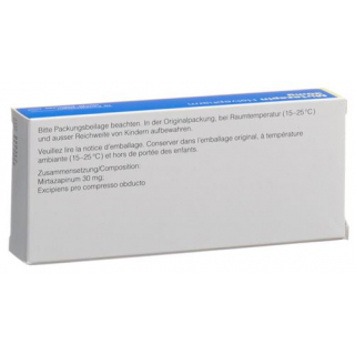 Миртазапин Хелвефарм 30 мг 10 таблеток покрытых оболочкой  