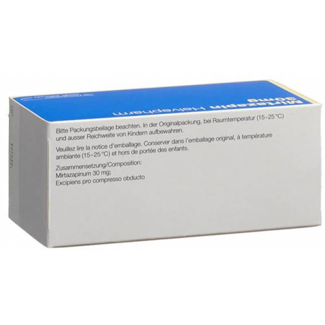 Миртазапин Хелвефарм 30 мг 100 таблеток покрытых оболочкой  