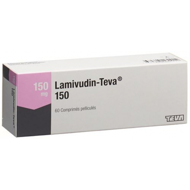 Ламивудин Тева 150 мг 60 таблеток покрытых оболочкой