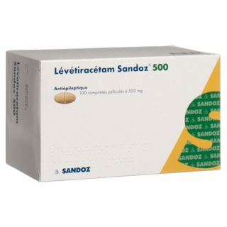 Леветирацетам Сандоз 500 мг 100 таблеток покрытых оболочкой