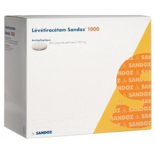 Леветирацетам Сандоз 1000 мг 200 таблеток покрытых оболочкой