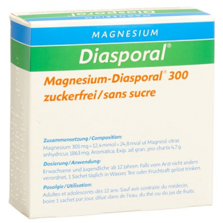 Магний Диаспорал 300 мг без сахара 20 пакетиков