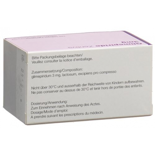 Глимепирид Зентива 3 мг 120 таблеток