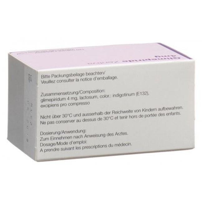 Глимепирид Зентива 4 мг 120 таблеток