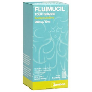 Флуимуцил 100 мг / 5 мл  сироп от бронхита и кашля 200 мл
