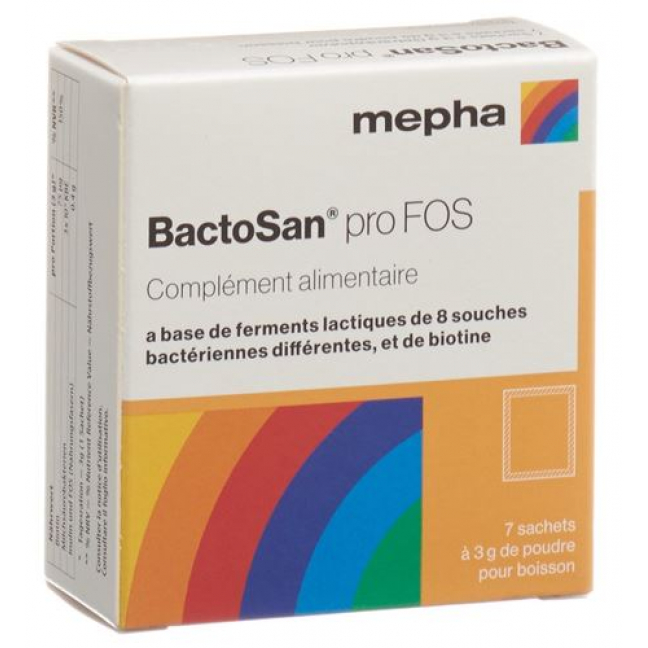Bactosan Pro Fos Sachets 7x 3г