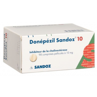 Донепезил Сандоз 10 мг 98 таблеток покрытых оболочкой