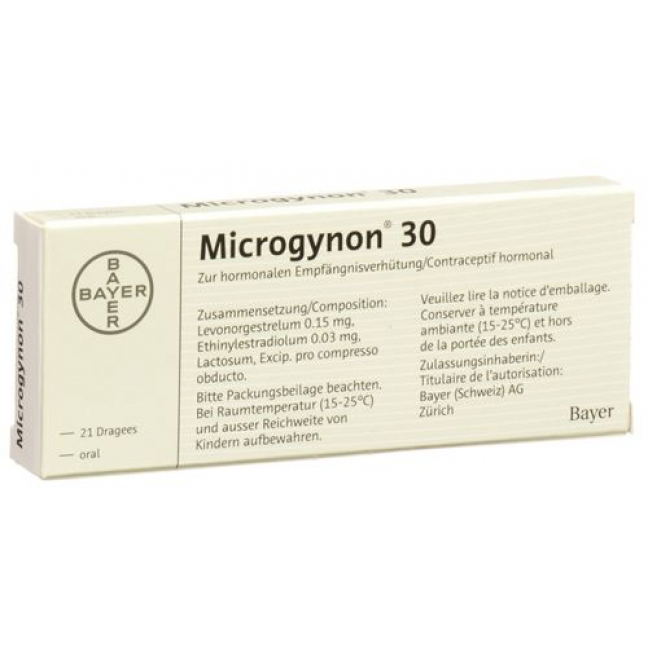Микрогинон 30 21 драже