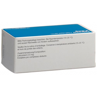 Letrozol Helvepharm 2.5 mg 100 filmtablets