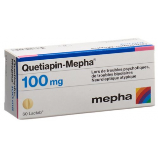 Кветиапин Мефа 100 мг 100 таблеток покрытых оболочкой 