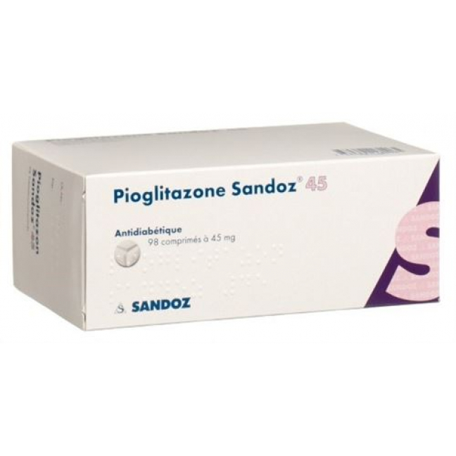 Пиоглитазон Сандоз 45 мг 98 таблеток 