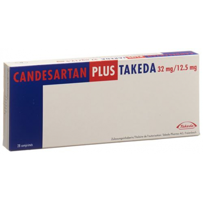 Кандесартан плюс Такеда 32/12,5 мг 28 таблеток