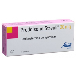 Prednison Streuli 20 mg 20 tablets