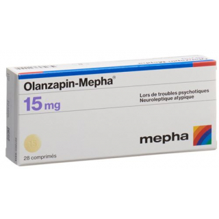 Оланзапин Мефа 15 мг 28 таблеток