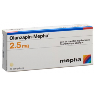 Оланзапин Мефа 2,5 мг 28 таблеток