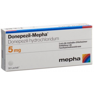 Донепезил Мефа 5 мг 30 таблеток покрытых оболочкой 