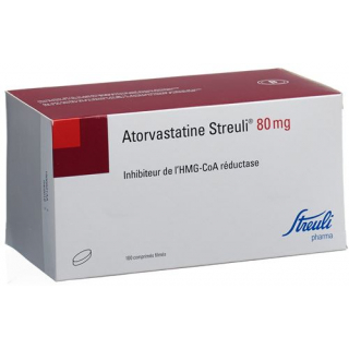 Аторвастатин Штройли 80 мг 30 таблеток покрытых оболочкой