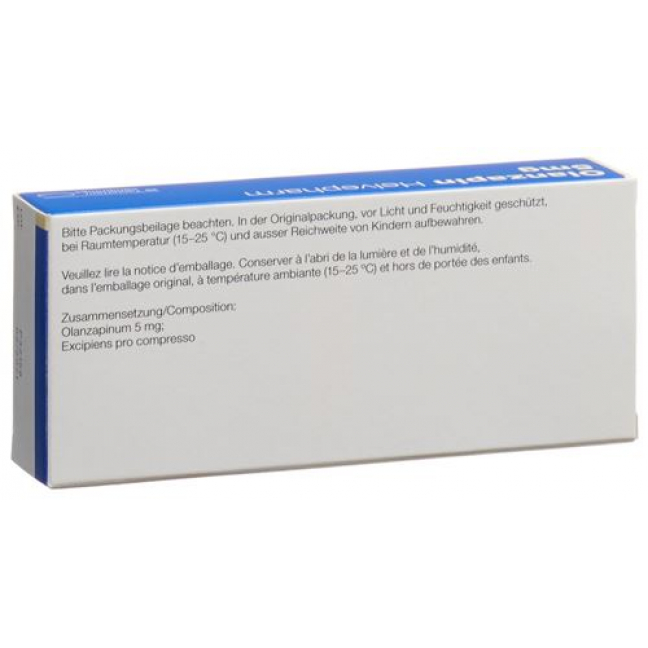 Оланзапин Хелвефарм 5 мг 28 таблеток