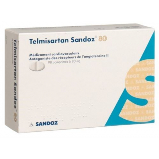 Телмисартан Сандоз 80 мг 98 таблеток